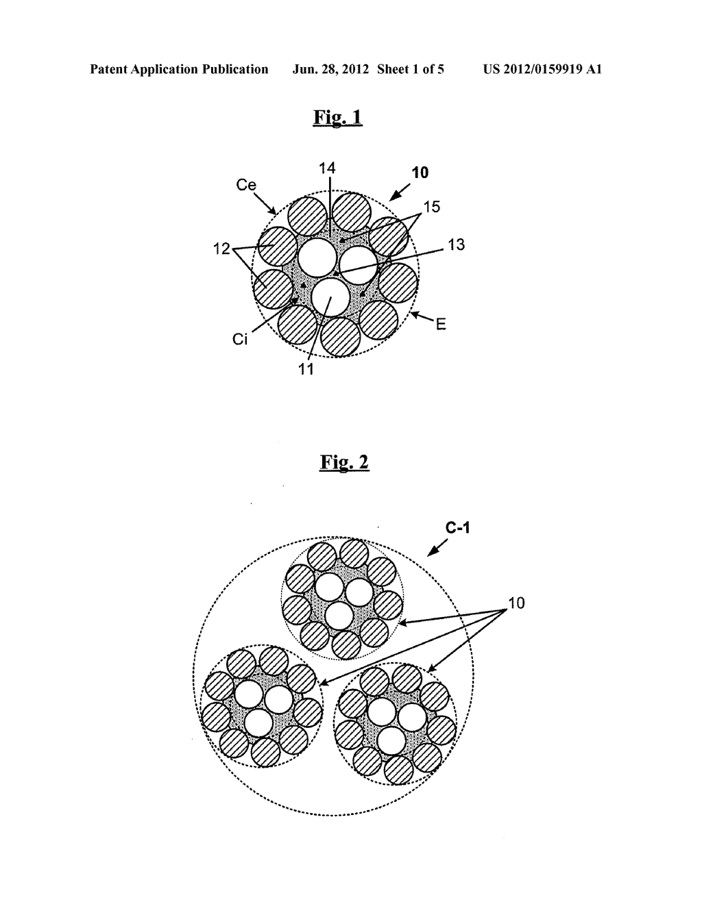 Multi-Strand Cord in which the Basic Strands are Dual Layer Cords,     Rubberized in Situ - diagram, schematic, and image 02