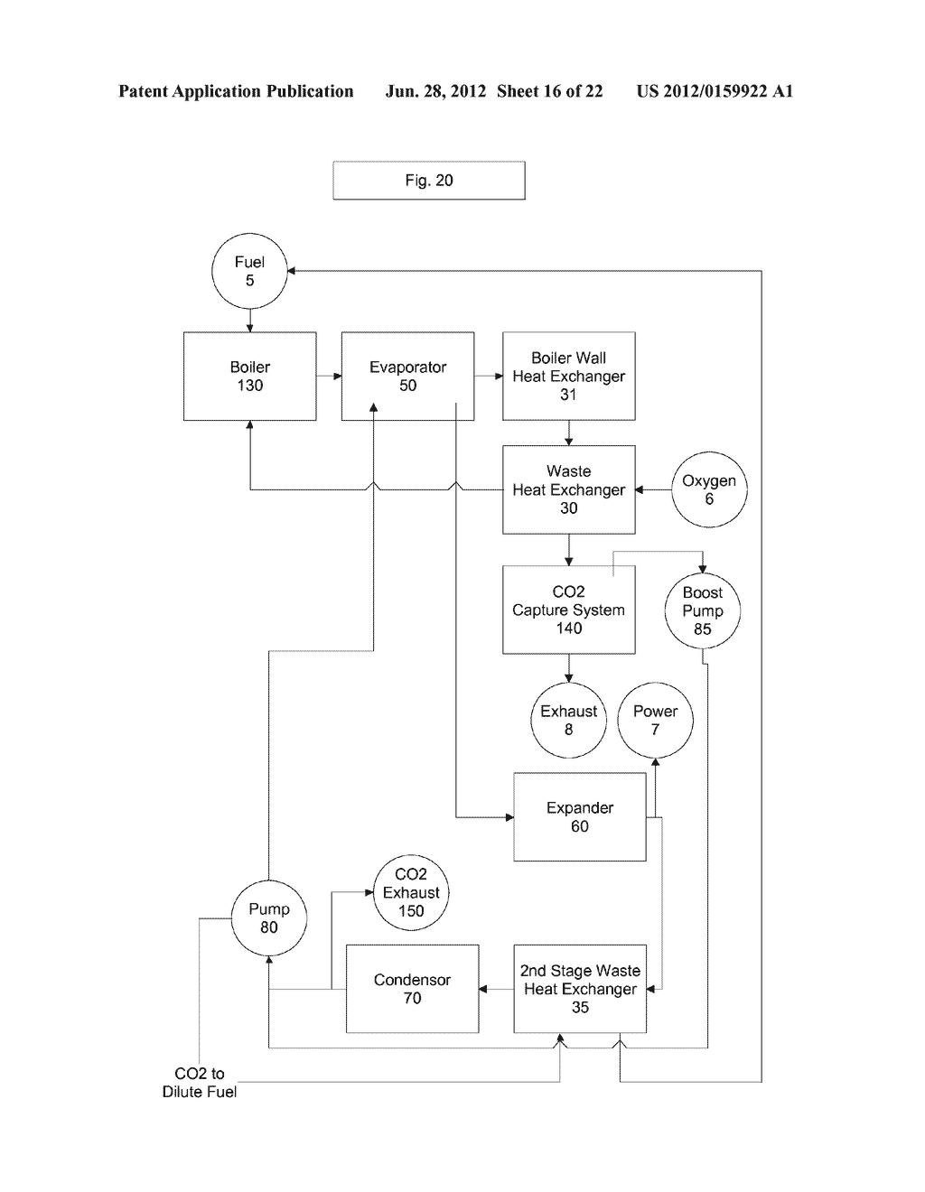 TOP CYCLE POWER GENERATION WITH HIGH RADIANT AND EMISSIVITY EXHAUST - diagram, schematic, and image 17