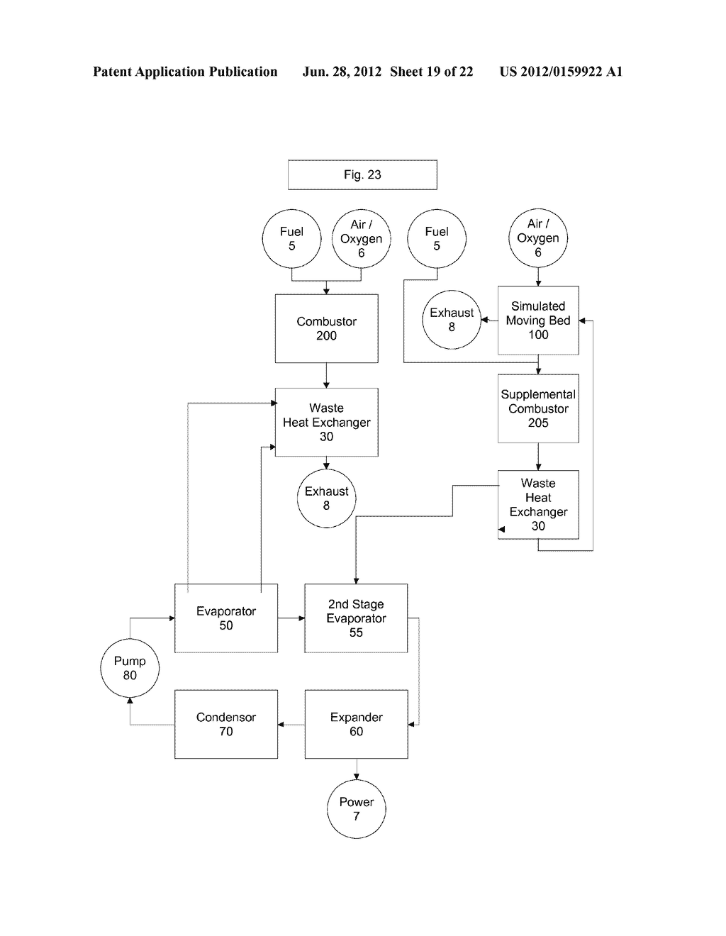 TOP CYCLE POWER GENERATION WITH HIGH RADIANT AND EMISSIVITY EXHAUST - diagram, schematic, and image 20