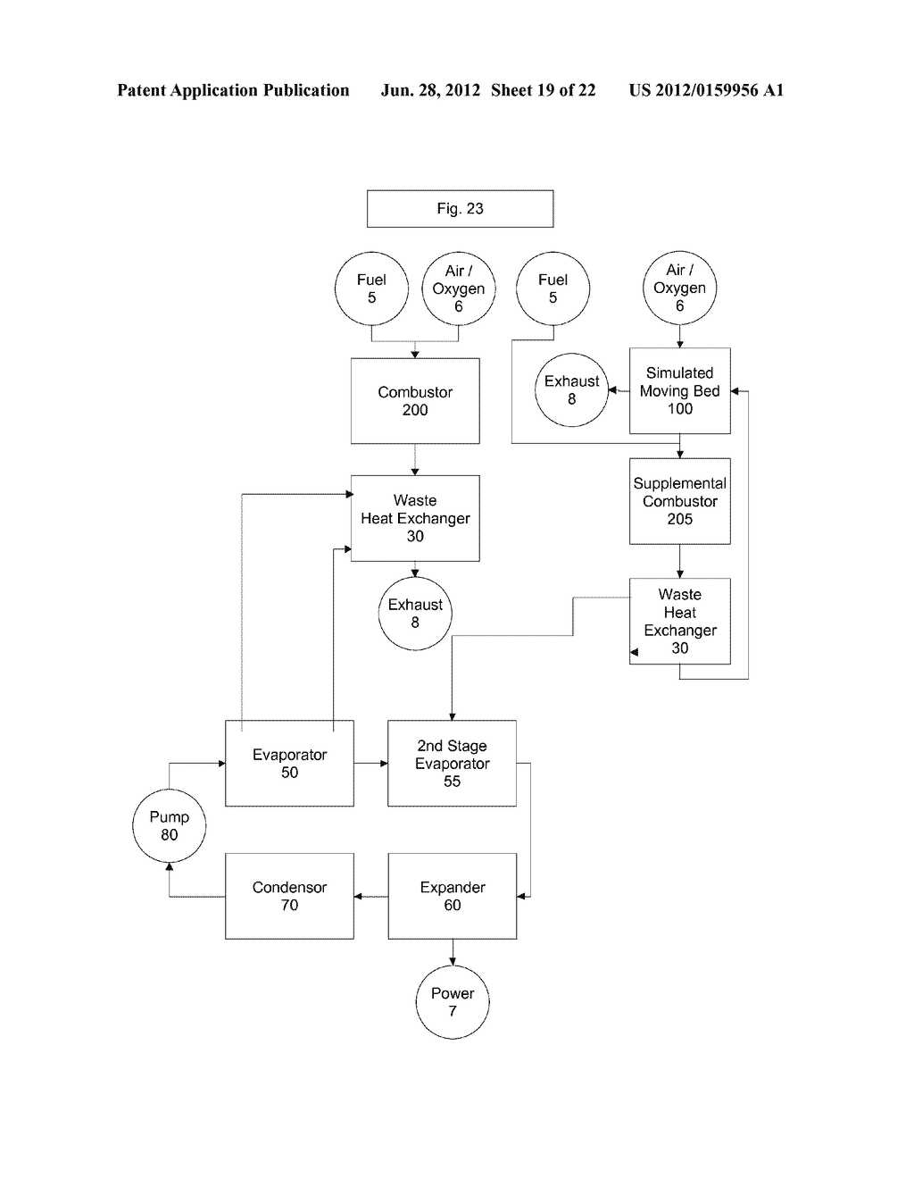 TOP CYCLE POWER GENERATION WITH HIGH RADIANT AND EMISSIVITY EXHAUST - diagram, schematic, and image 20