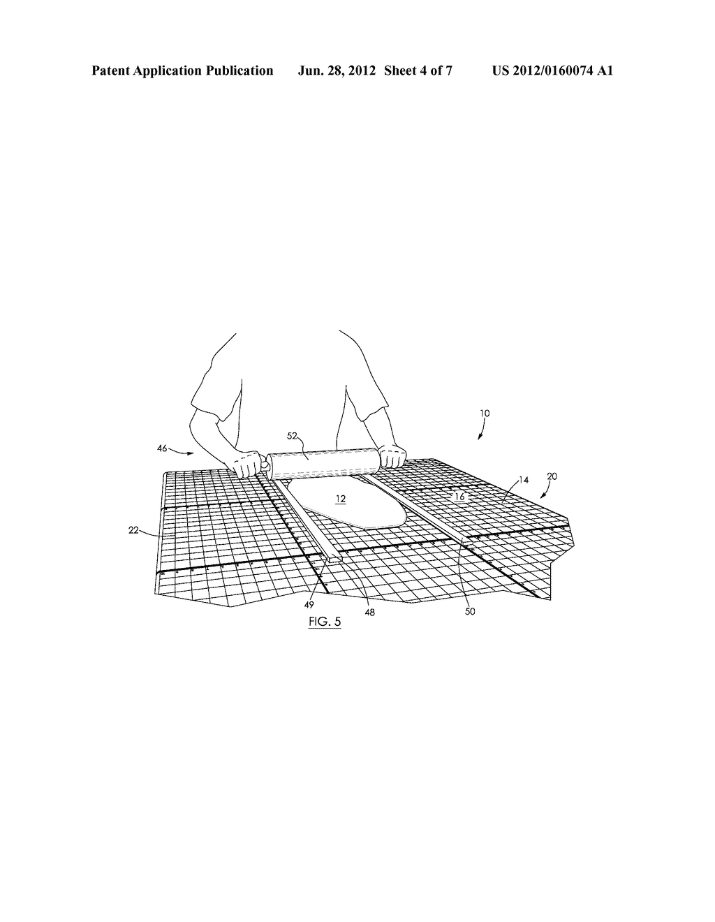 CUTTING PLATFORM FOR CUTTING AND SHAPING A CLAY SLAB - diagram, schematic, and image 05