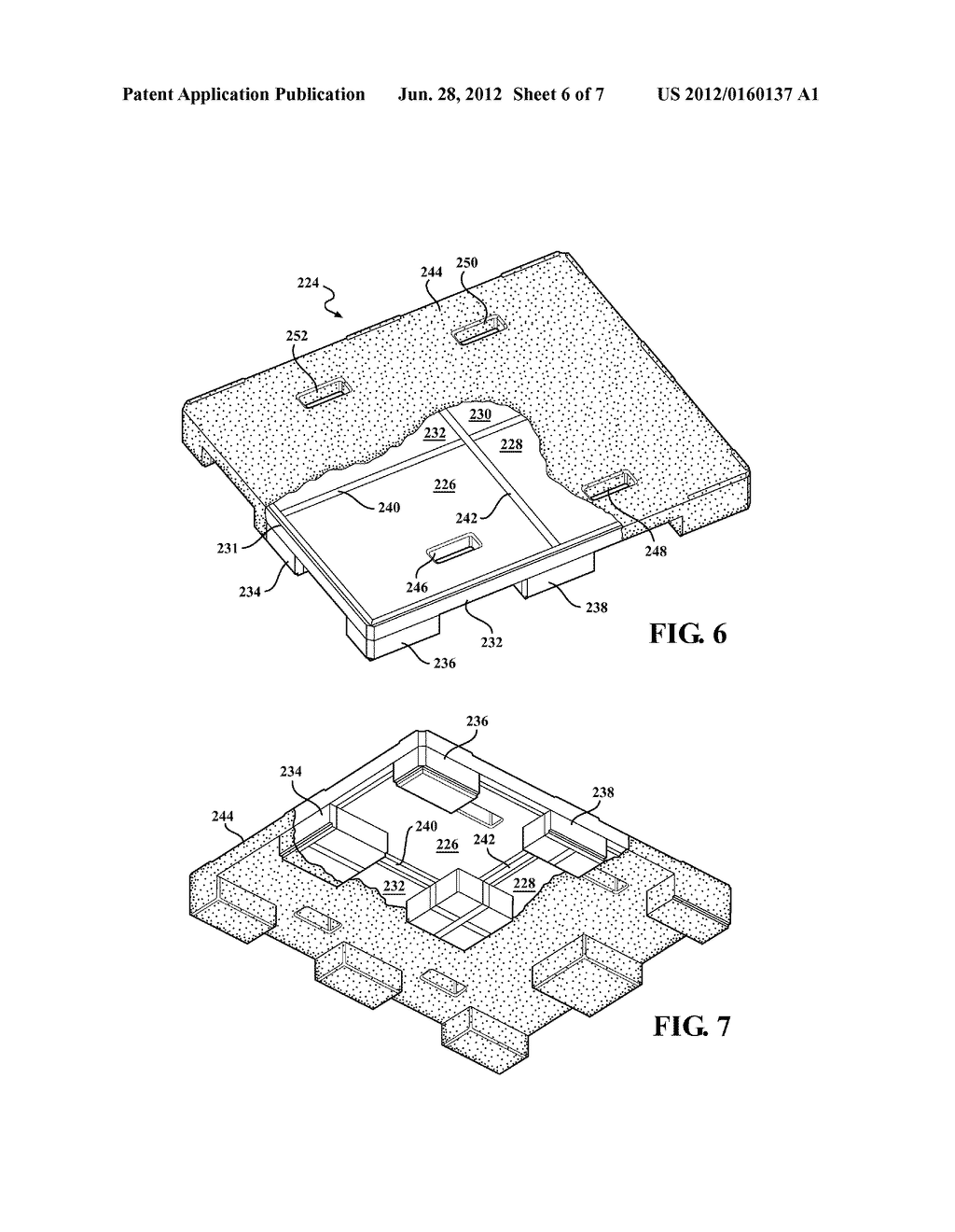 STRUCTURAL SUPPORTING PALLET CONSTRUCTION WITH IMPROVED PERIMETER IMPACT     ABSORBING CAPABILITIES - diagram, schematic, and image 07