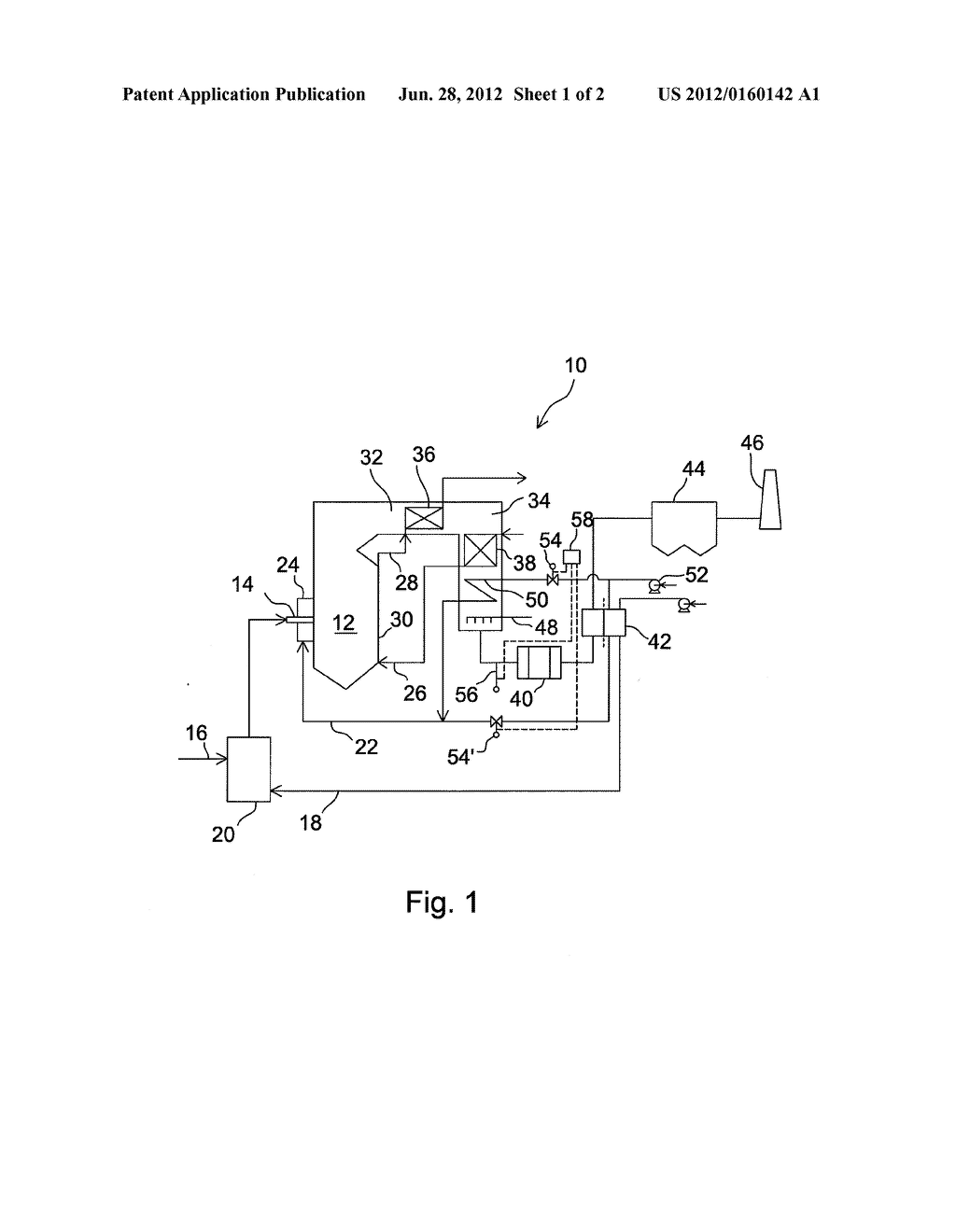 Method of and Apparatus for Selective Catalytic NOx Reduction in a Power     Boiler - diagram, schematic, and image 02