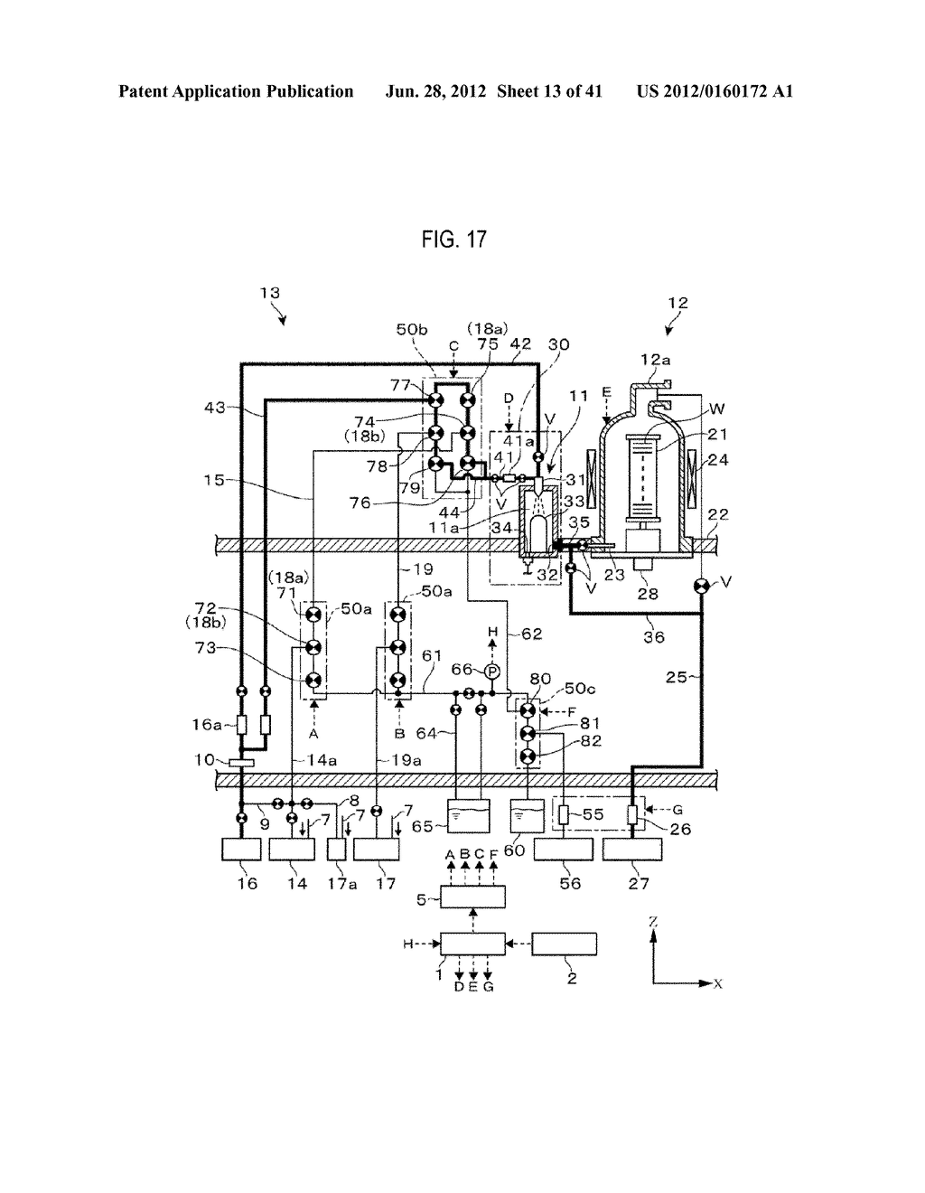 RAW MATERIAL SUPPLYING DEVICE AND FILM FORMING APPARATUS - diagram, schematic, and image 14