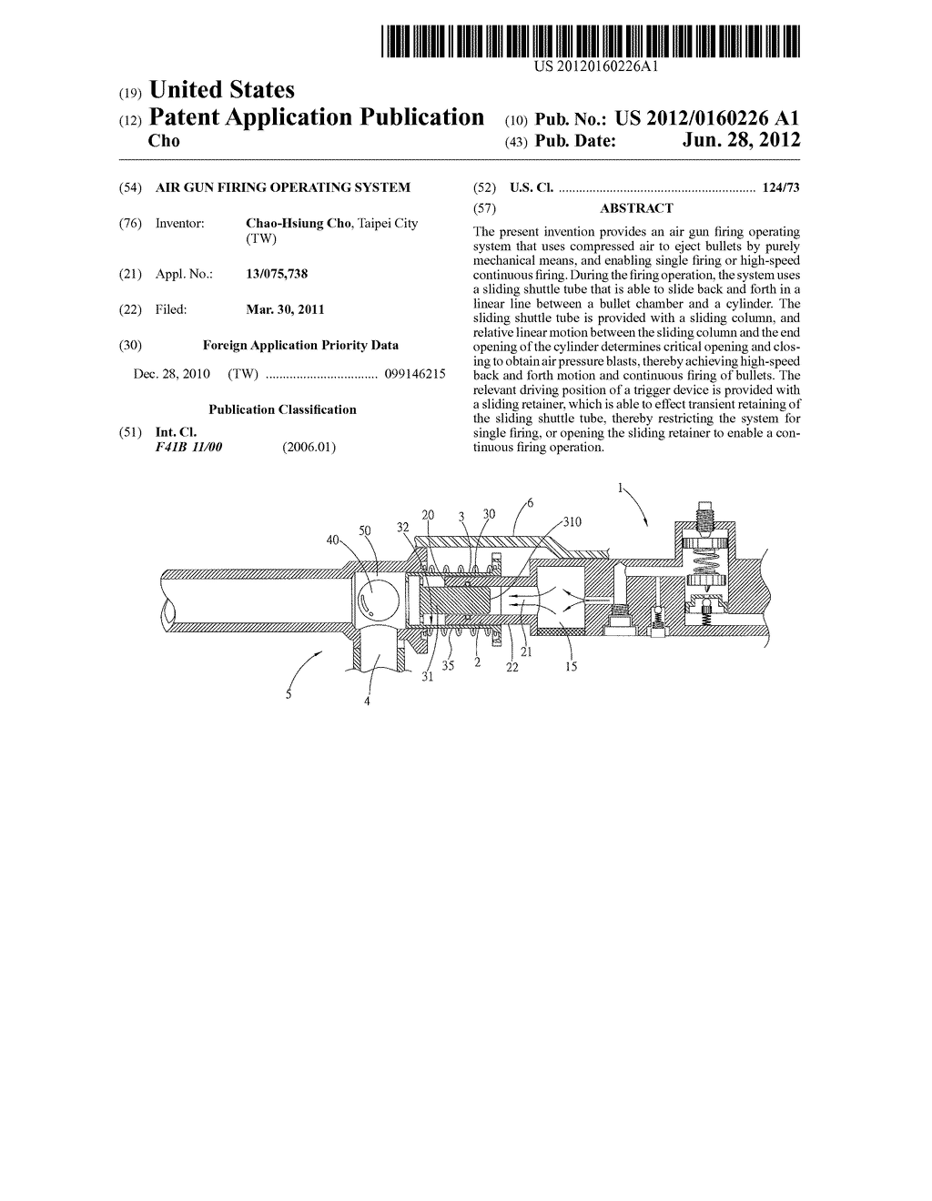 AIR GUN FIRING OPERATING SYSTEM - diagram, schematic, and image 01