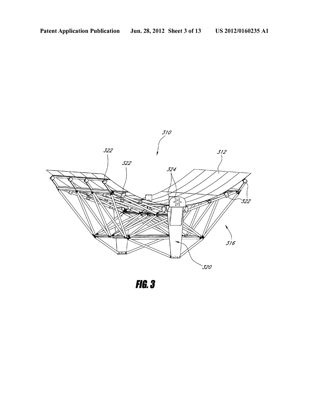 SPACE FRAME FOR A SOLAR COLLECTOR - diagram, schematic, and image 04