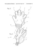 EXFOLIATING BATH AND SHOWER GLOVE diagram and image