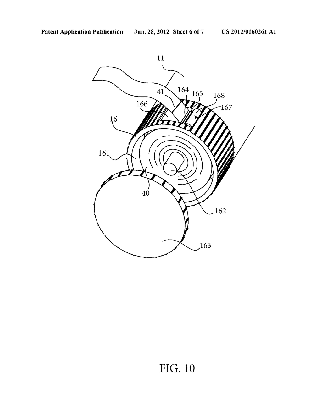 Toothpaste Dispensing Toothbrush with Mouthwash Strip Roll Compartment - diagram, schematic, and image 07