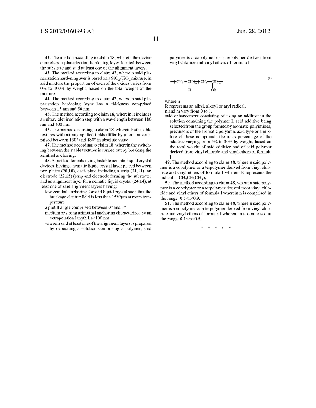 METHOD FOR MAKING BISTABLE NEMATIC LIQUID-CRYSTAL DEVICES - diagram, schematic, and image 14