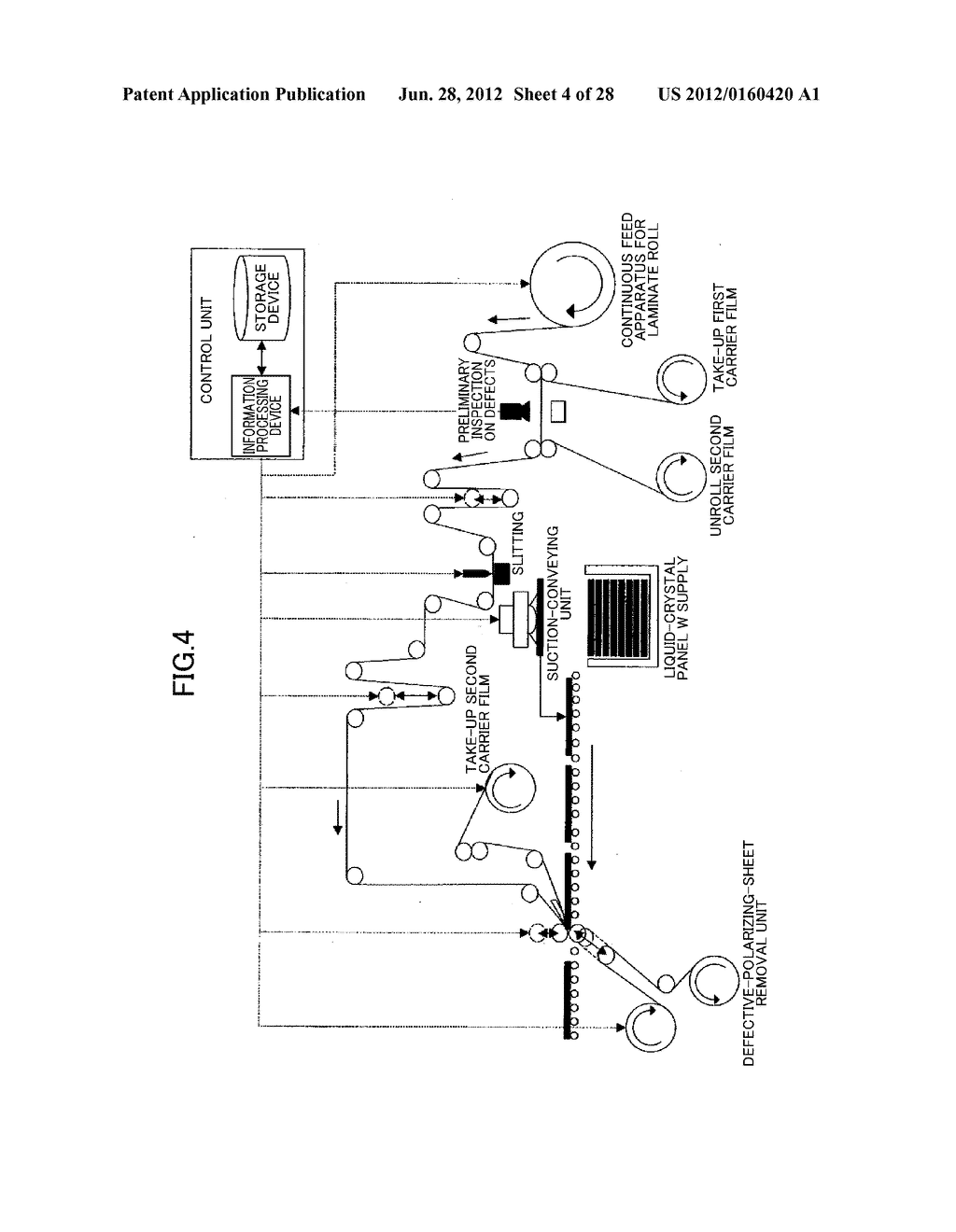 CONTINUOUS METHOD AND SYSTEM FOR MANUFACTURING LIQUID-CRYSTAL DISPLAY     ELEMENTS - diagram, schematic, and image 05