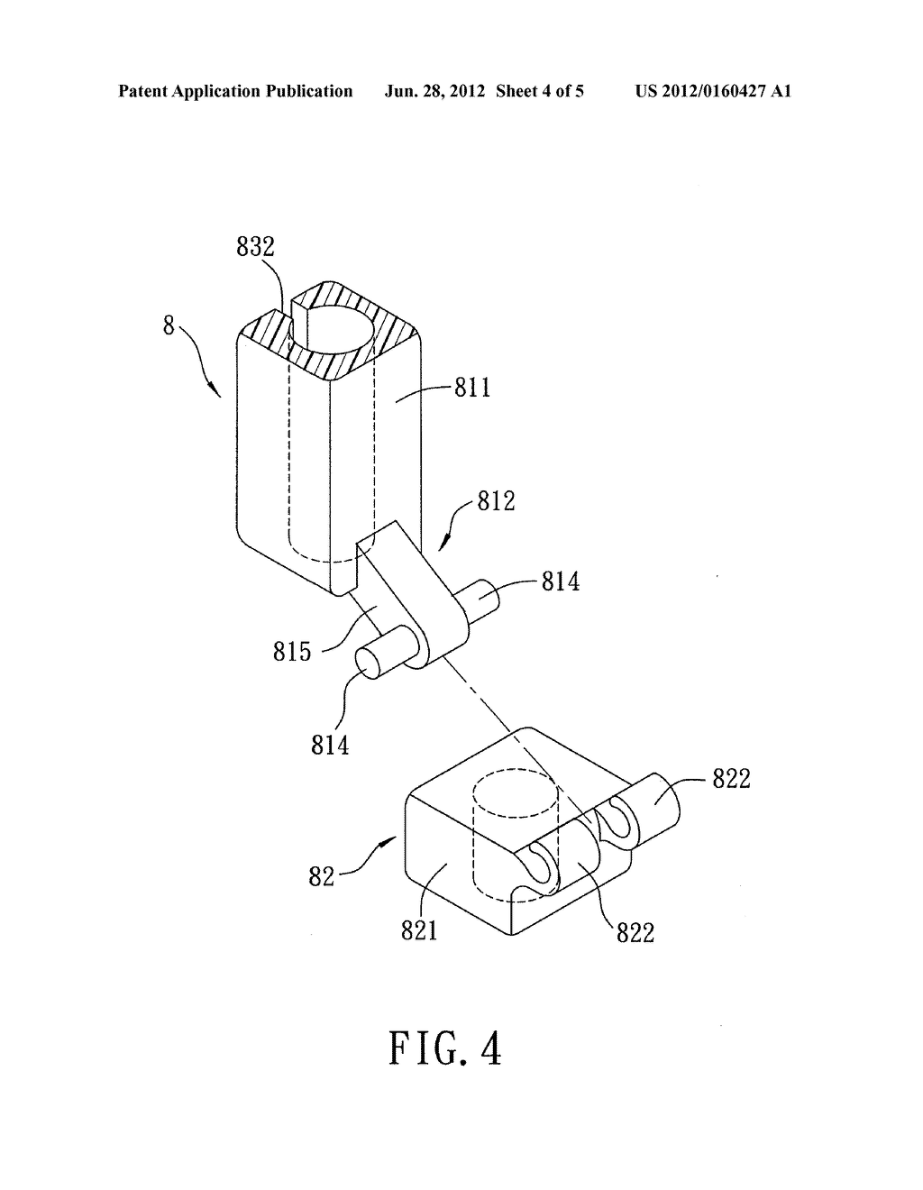 GUIDE RAIL DEVICE OF VEHICLE REAR WINDOW BLIND ASSEMBLY - diagram, schematic, and image 05