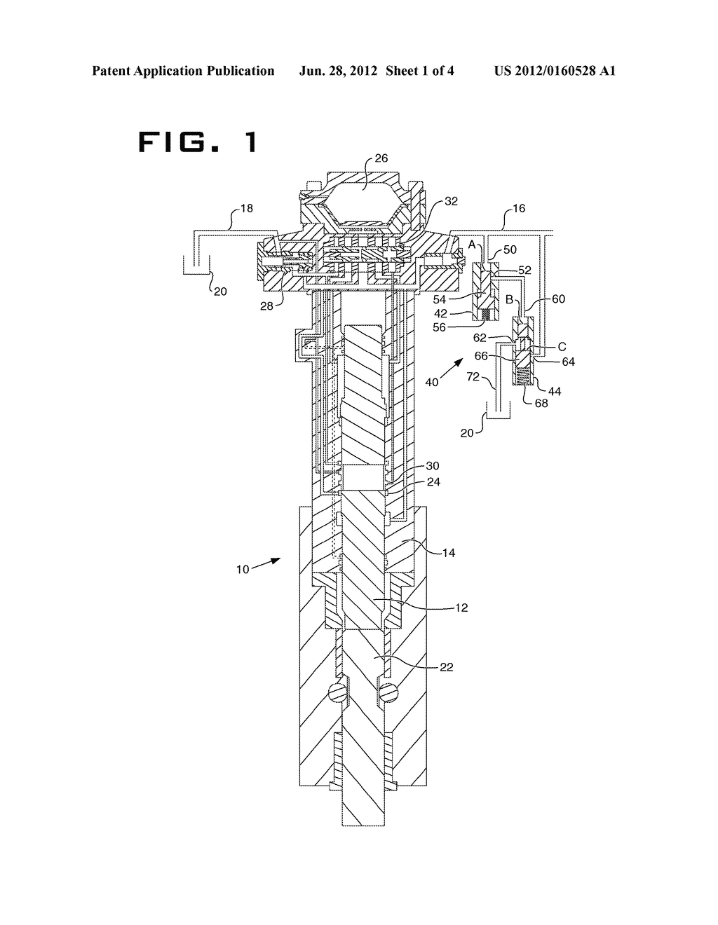 Pressure protection valve for hydraulic tool - diagram, schematic, and image 02