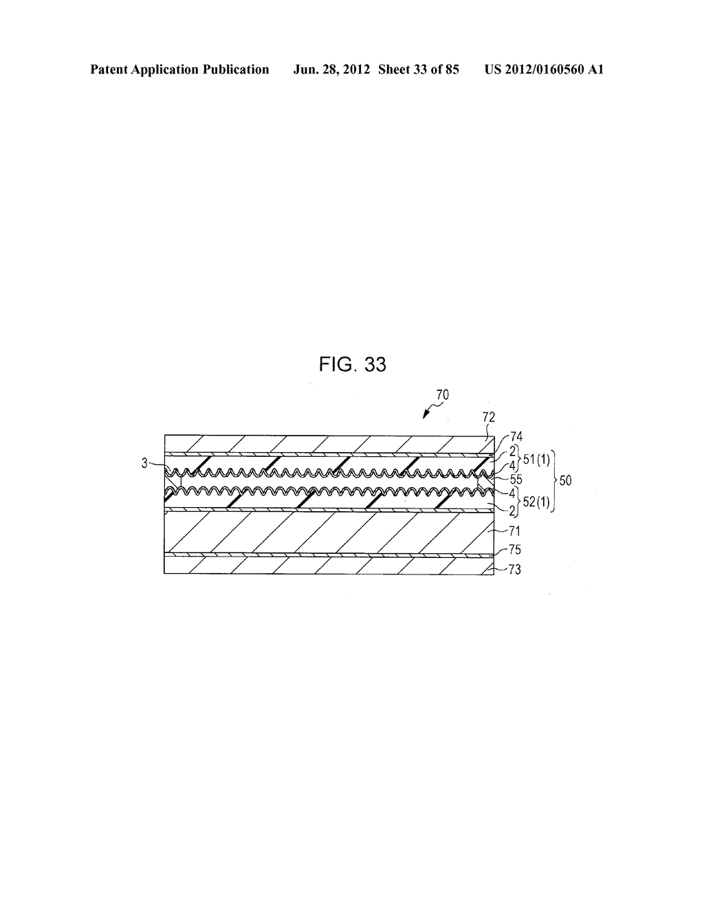 ELECTRICALLY CONDUCTIVE OPTICAL ELEMENT, TOUCH PANEL, INFORMATION INPUT     DEVICE, DISPLAY DEVICE, SOLAR CELL, AND STAMPER FOR PRODUCING     ELECTRICALLY CONDUCTIVE OPTICAL ELEMENT - diagram, schematic, and image 34