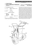 Motorized beach cart diagram and image