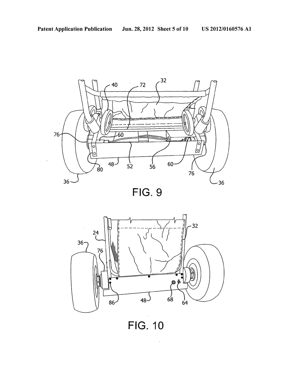 Motorized beach cart - diagram, schematic, and image 06