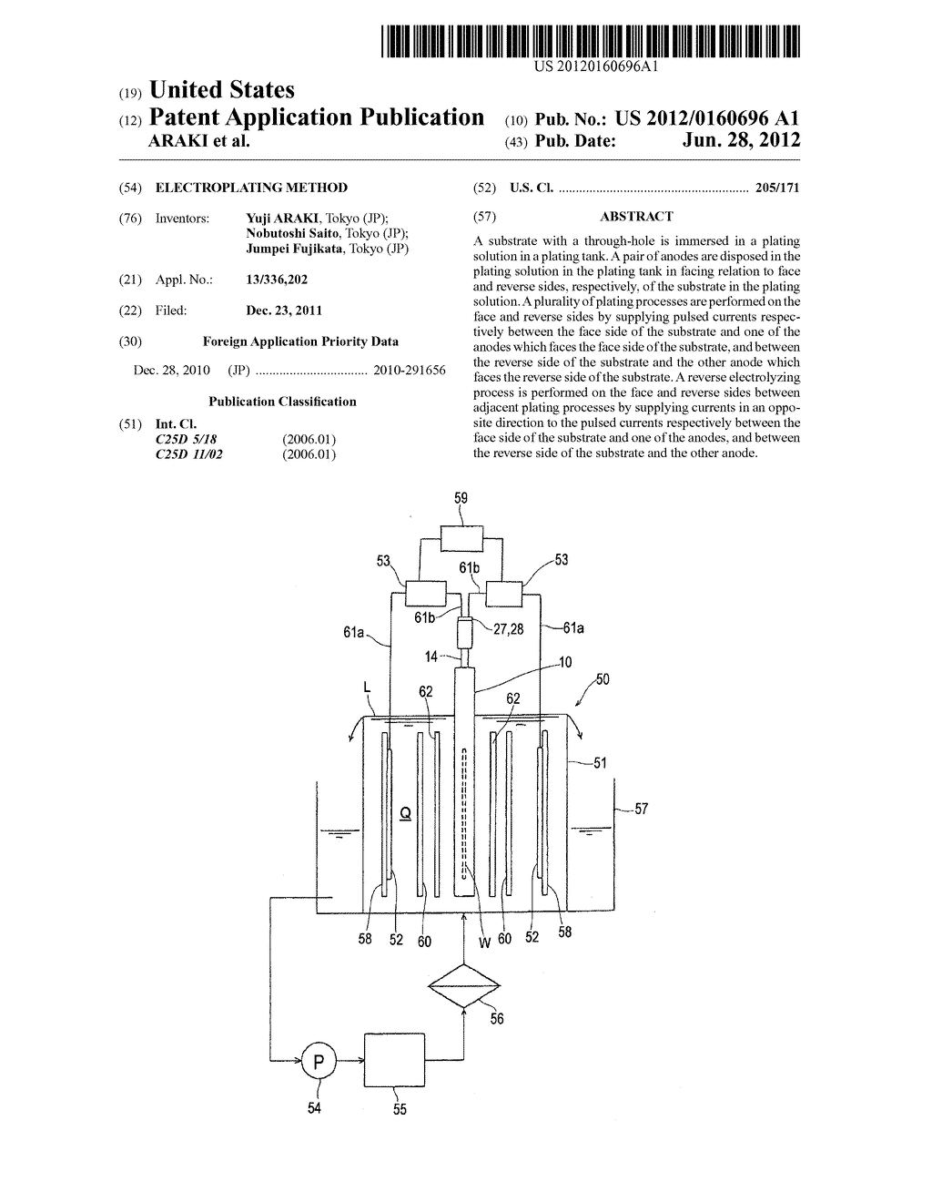 ELECTROPLATING METHOD - diagram, schematic, and image 01