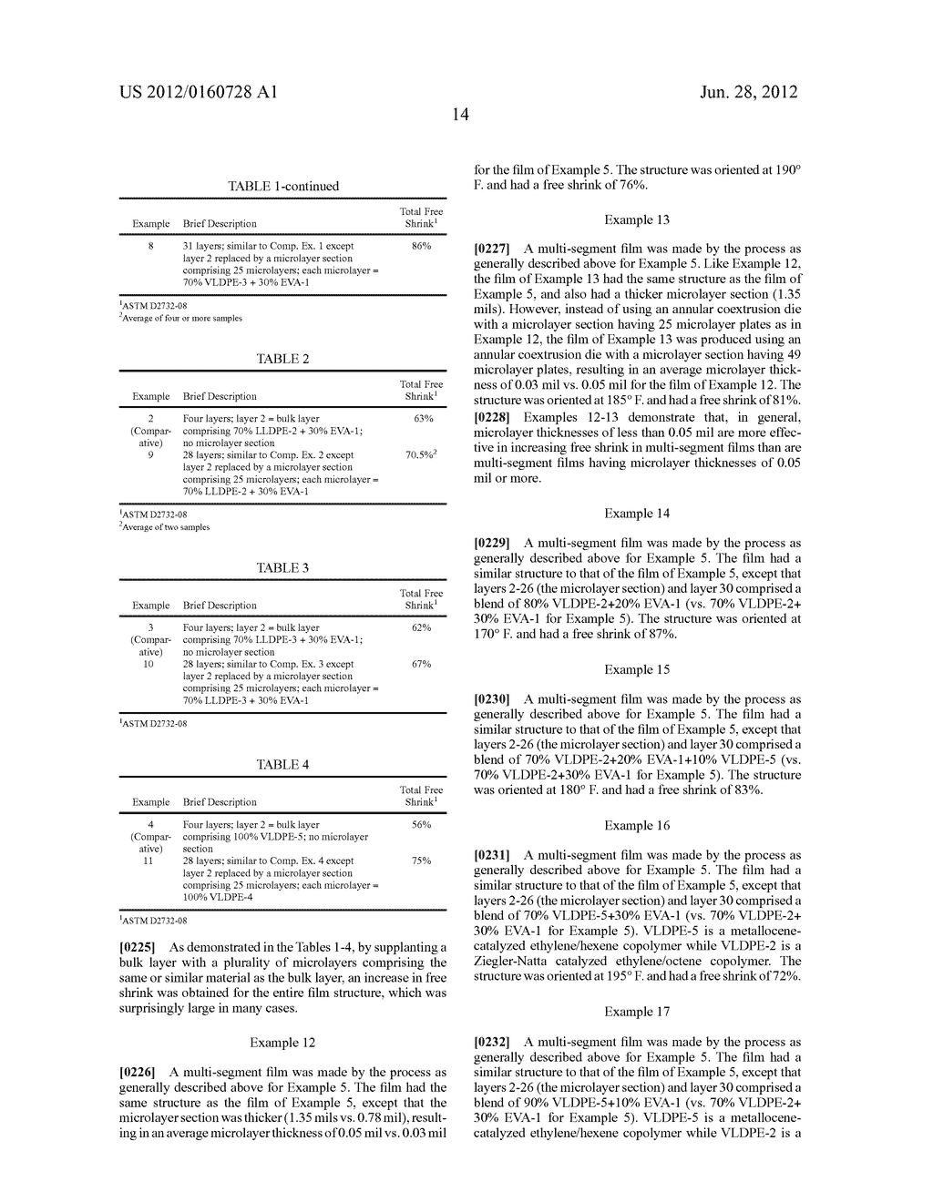 Multi-Segment, Heat-Shrinkable Barrier Film Comprising a Plurality of     Microlayers - diagram, schematic, and image 23