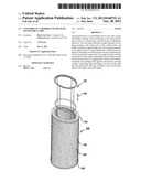 CYLINDRICAL CARTRIDGE FILTER WITH DETACHABLE CORE diagram and image