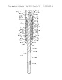 GLOW PLUG WITH A LOAD SENSING SLEEVE SURROUNDING THE HEATING ROD OUTSIDE     THE COMBUSTION CHAMBER diagram and image