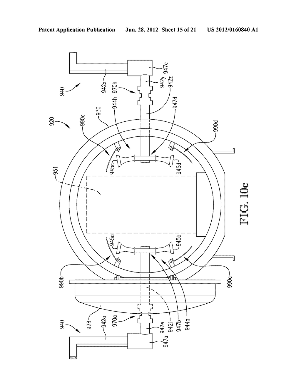 WOOD HEATER WITH ALTERNATING MICROWAVE LAUNCH LOCATIONS AND ENHANCED     HEATING CYCLES - diagram, schematic, and image 16