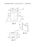 DEPLOYABLE AND DISPOSABLE CONTAINER ASSEMBLIES WITH BENDABLE SUPPORT     MEMBERS diagram and image