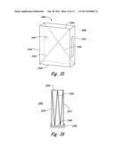 DEPLOYABLE AND DISPOSABLE CONTAINER ASSEMBLIES WITH BENDABLE SUPPORT     MEMBERS diagram and image