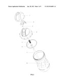 DRINKING CONTAINER WITH SUCTION PIPE diagram and image