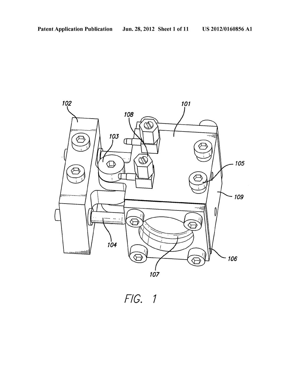 Enclosure for controlling the environment of optical crystals - diagram, schematic, and image 02