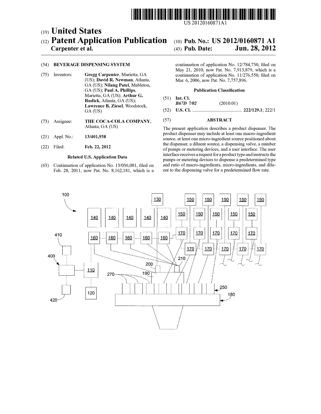 Beverage Dispensing System - diagram, schematic, and image 01