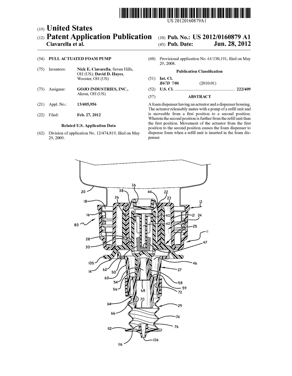 PULL ACTUATED FOAM PUMP - diagram, schematic, and image 01