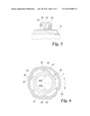 Device For Dispensing Fluid Substances, Particularly Creams diagram and image