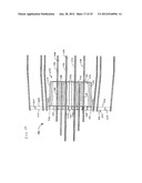 System for overhead storage of cargo containers in upper lobe of aircraft diagram and image