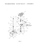 Video Camera Support Device that can be operated in two different manners diagram and image