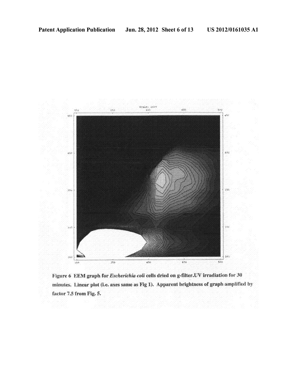 Method of classifying microorganisms using UV irradiation and excitation     fluorescence - diagram, schematic, and image 07