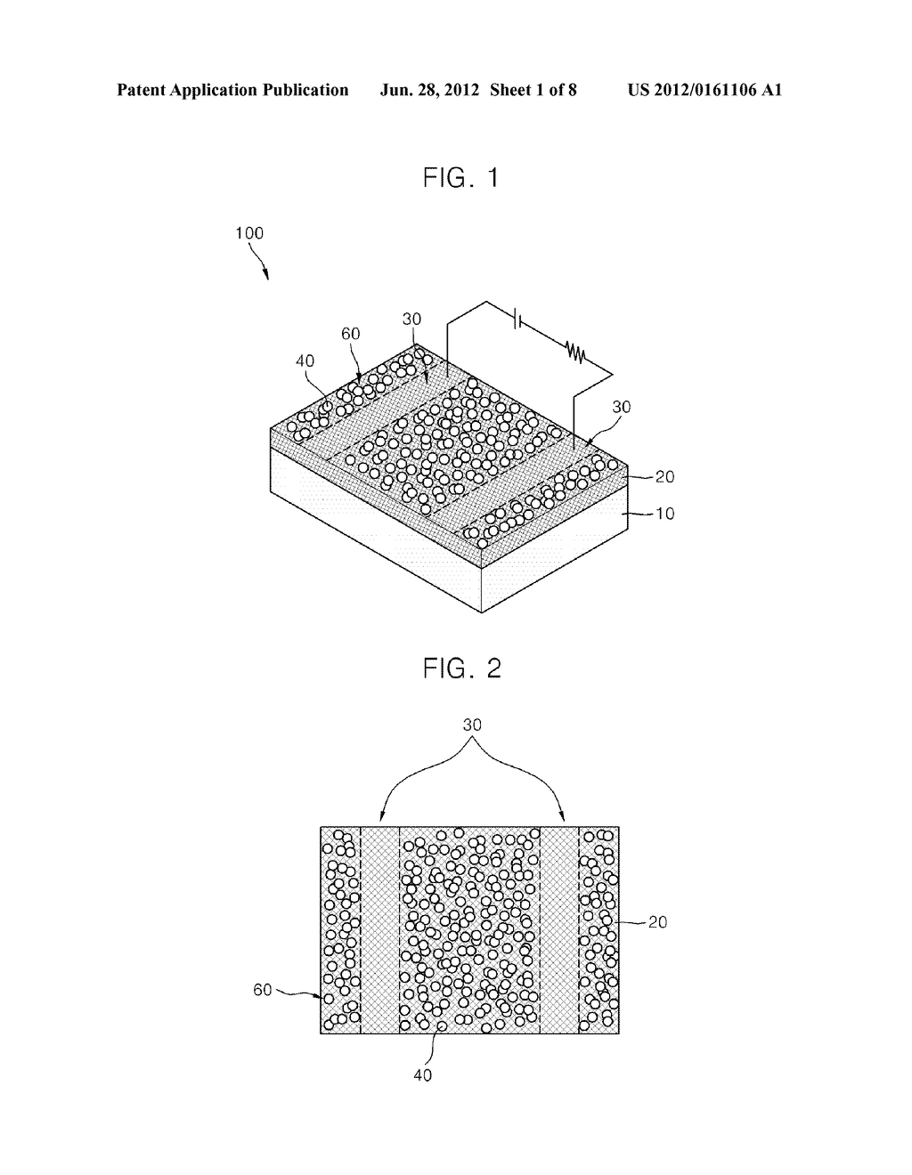 PHOTODETECTOR USING A GRAPHENE THIN FILM AND NANOPARTICLES, AND METHOD FOR     PRODUCING THE SAME - diagram, schematic, and image 02