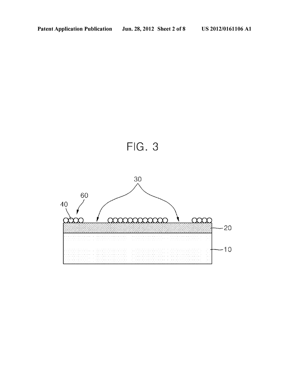 PHOTODETECTOR USING A GRAPHENE THIN FILM AND NANOPARTICLES, AND METHOD FOR     PRODUCING THE SAME - diagram, schematic, and image 03