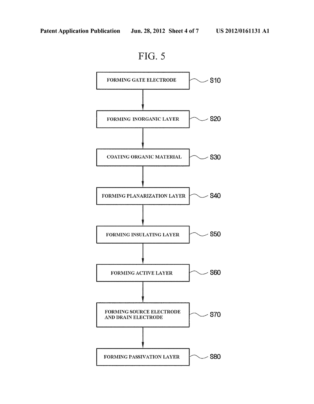 THIN-FILM TRANSISTOR SUBSTRATE AND METHOD OF MANUFACTURING THE SAME - diagram, schematic, and image 05