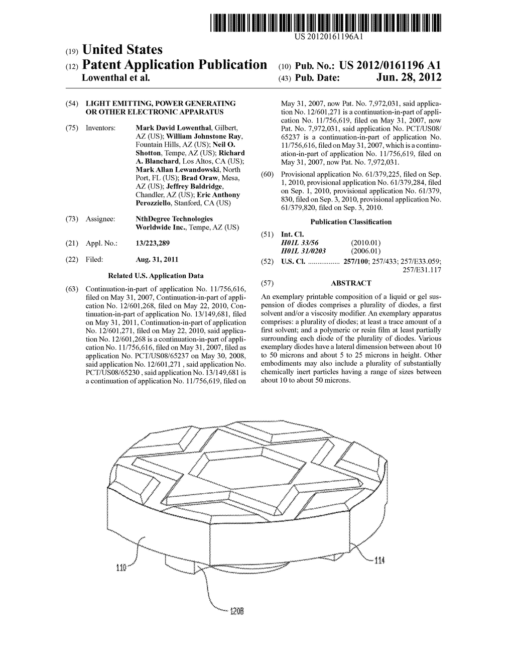 Light Emitting, Power Generating or Other Electronic Apparatus - diagram, schematic, and image 01