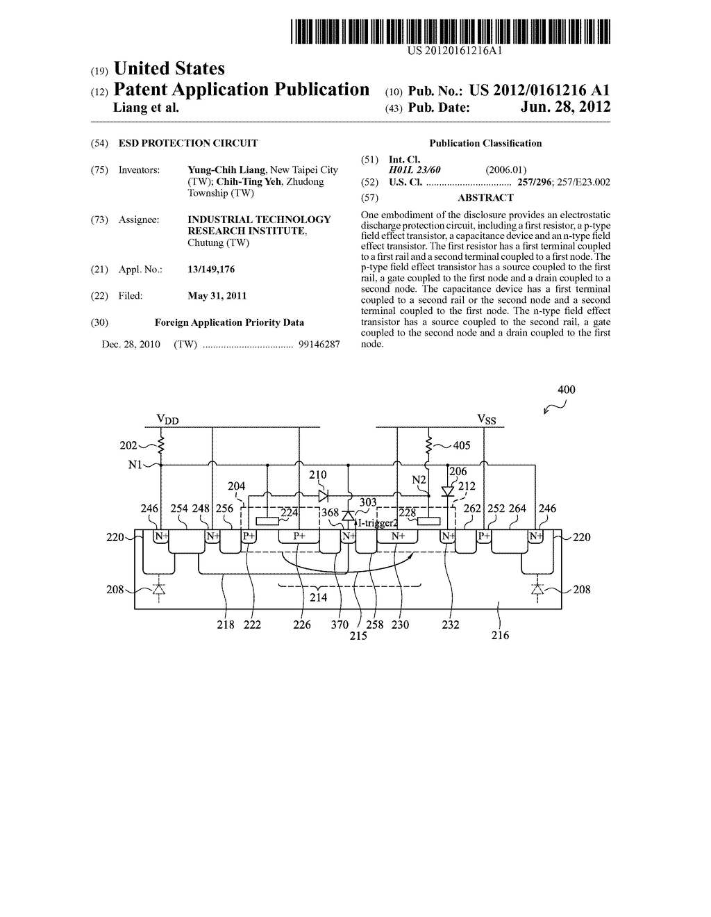 ESD Protection Circuit - diagram, schematic, and image 01