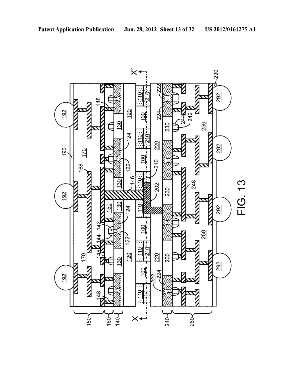 METHODS FOR FORMING A BONDED SEMICONDUCTOR SUBSTRATE INCLUDING A COOLING     MECHANISM - diagram, schematic, and image 14