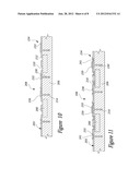 METHOD FOR PRODUCING VIAS IN FAN-OUT WAFERS USING DRY FILM AND CONDUCTIVE     PASTE, AND A CORRESPONDING SEMICONDUCTOR PACKAGE diagram and image