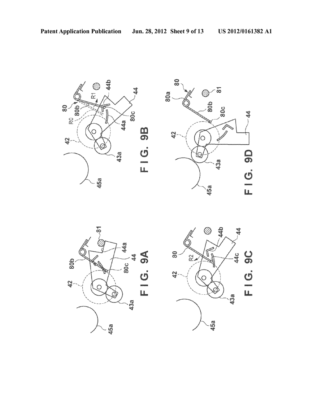 SHEET CONVEYING DEVICE - diagram, schematic, and image 10