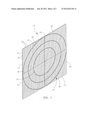 Target for patterning a shotgun diagram and image