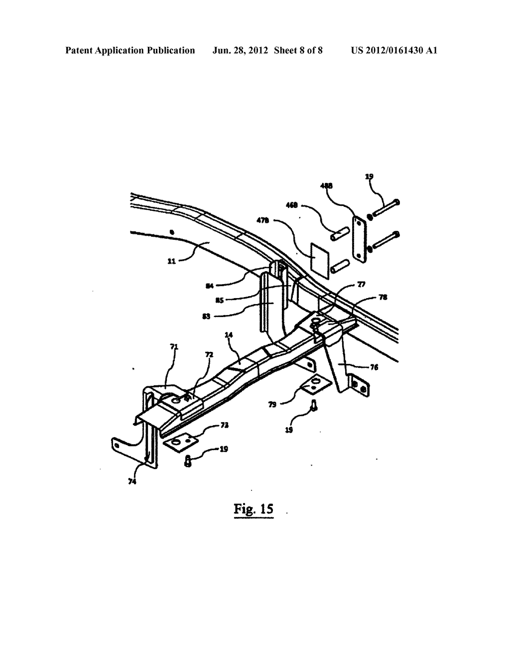 THREE - CNG (COMPRESSED NATURAL GAS) CYLINDER MOUNTING DEVICE FOR A     VEHICLE - diagram, schematic, and image 09