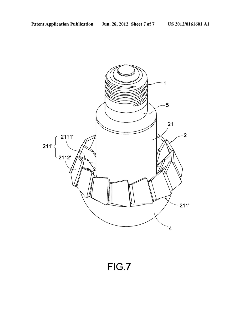 BULB-TYPE LED LAMP AND HEAT DISSIPATION STRUCTURE THEREOF - diagram, schematic, and image 08