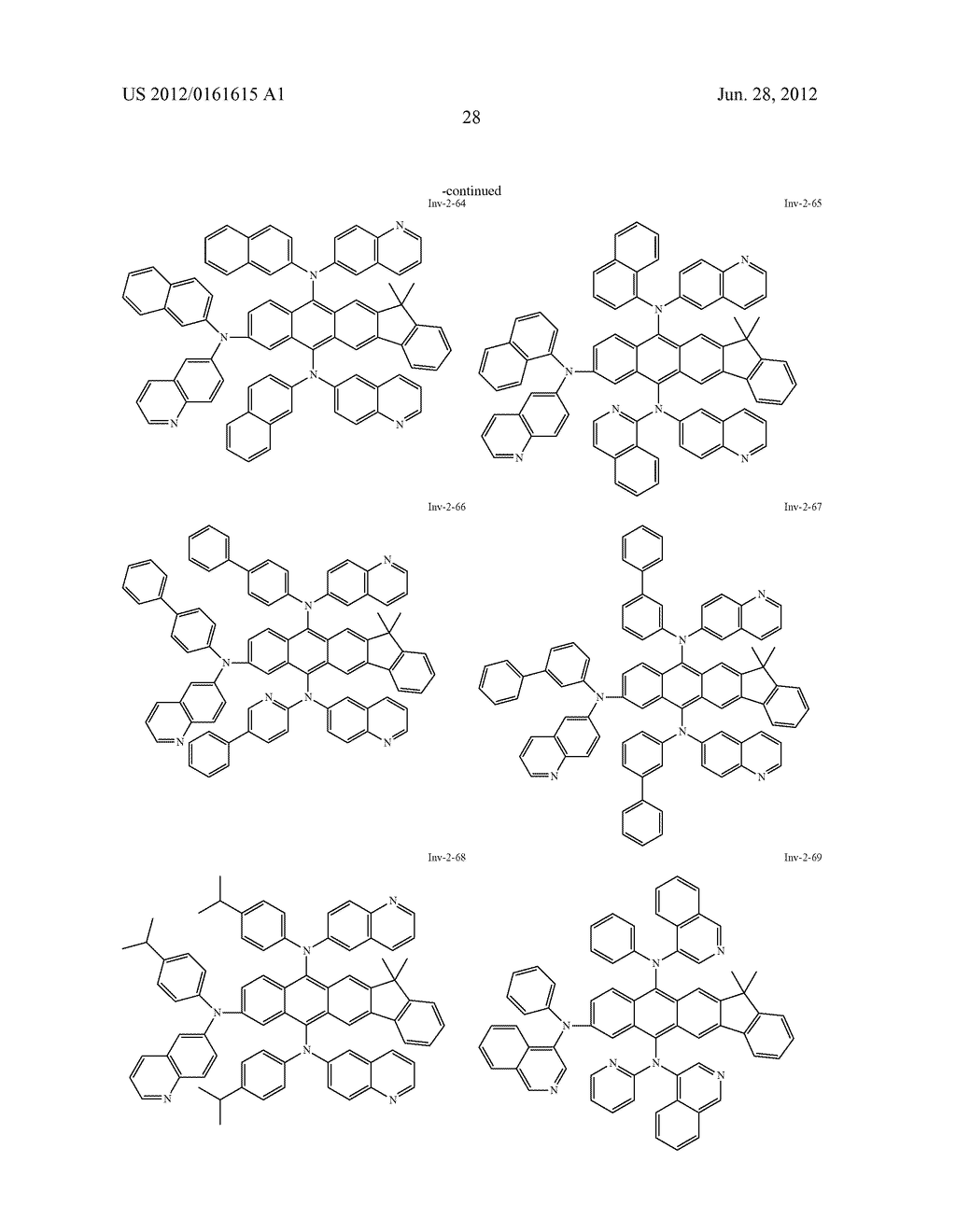 AMINOANTHRACENE DERIVATIVE AND AN ORGANIC ELECTROLUMINESCENT ELEMENT     EMPLOYING THE SAME - diagram, schematic, and image 29