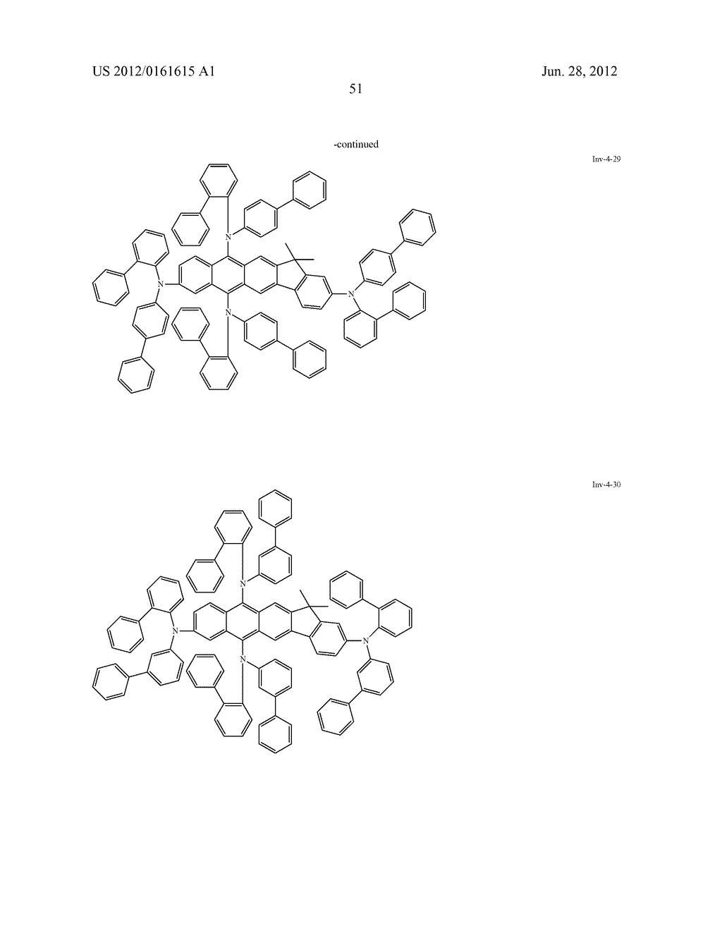 AMINOANTHRACENE DERIVATIVE AND AN ORGANIC ELECTROLUMINESCENT ELEMENT     EMPLOYING THE SAME - diagram, schematic, and image 52