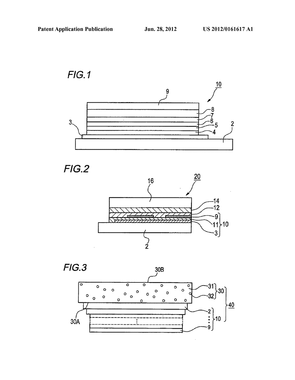 ORGANIC ELECTROLUMINESCENCE DEVICE - diagram, schematic, and image 02