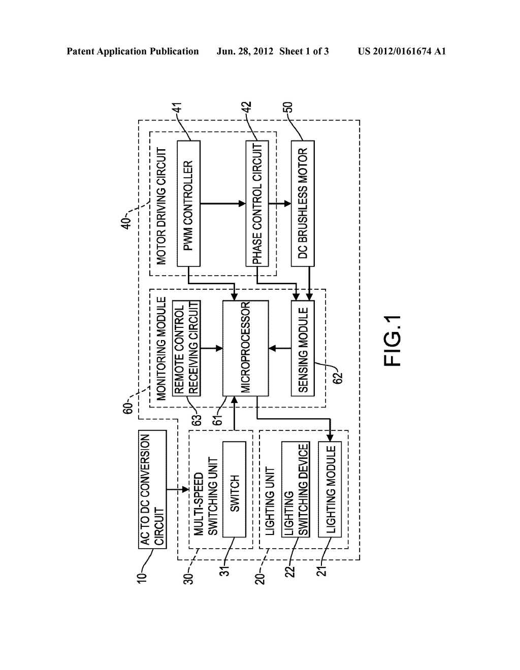 DC MOTOR SPEED CONTROLLER OF A RANGE HOOD - diagram, schematic, and image 02