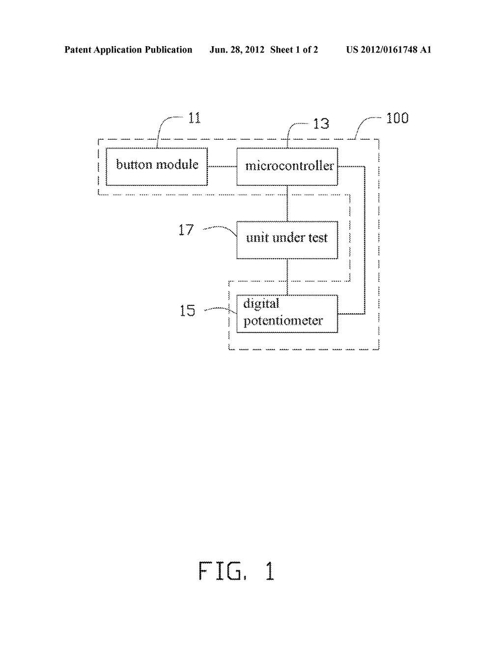 VOLTAGE MARGIN TESTING DEVICE AND METHOD - diagram, schematic, and image 02